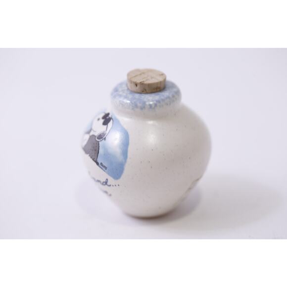 Peanuts, Snoopy, Ceramic Jar, Wooden Cork, My Husband, My Love, ~ 251013-WH 1370 - Picture 3 of 3